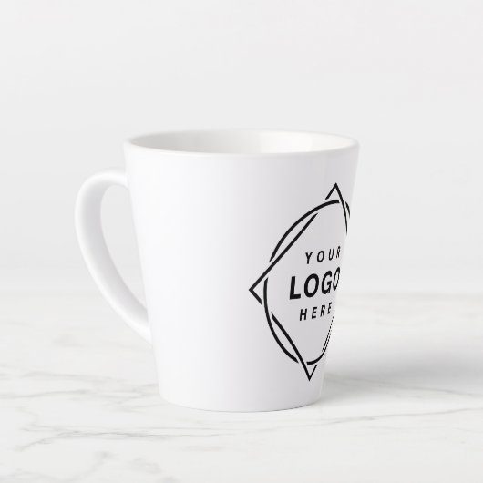 Eleganter und sanfter schwarzer QR-Code Milchtasse (Linke Ecke)