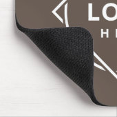 Eleganter und sanfter schwarzer QR-Code Mousepad (Ecke)