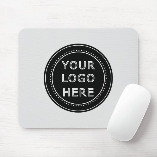 Eleganter und sanfter schwarzer QR-Code Mousepad (Mit Mouse)