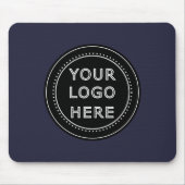 Eleganter und sanfter schwarzer QR-Code Mousepad (Vorne)