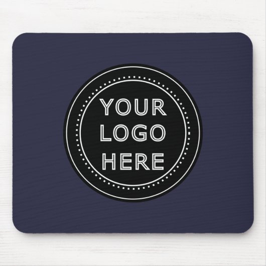 Eleganter und sanfter schwarzer QR-Code Mousepad (Vorne)