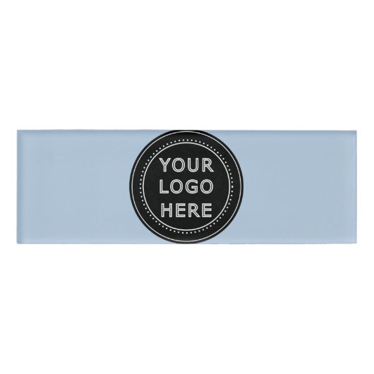 Eleganter und sanfter schwarzer QR-Code Namenschild (Vorderseite)