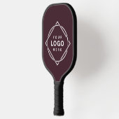Eleganter und sanfter schwarzer QR-Code Pickleball Schläger (Links)