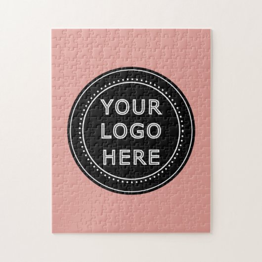 Eleganter und sanfter schwarzer QR-Code Puzzle (Vertikal)