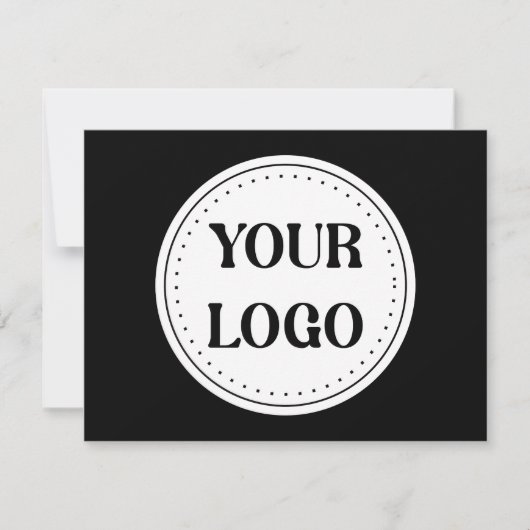 Eleganter und sanfter schwarzer QR-Code Save The Date (Vorderseite)