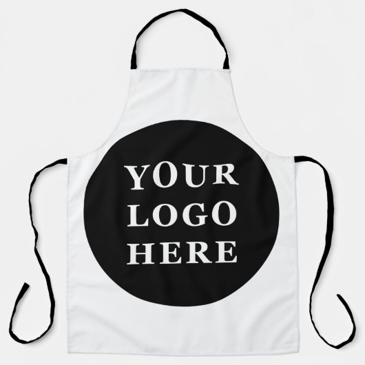 Eleganter und sanfter schwarzer QR-Code Schürze (Vorderseite)