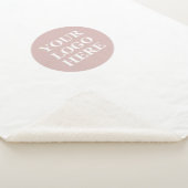 Eleganter und sanfter schwarzer QR-Code Sherpadecke (3/4)