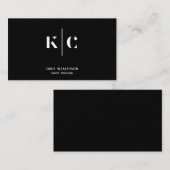 Eleganter und sanfter schwarzer QR-Code Visitenkarte (Vorne/Hinten)