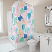 Eleganter und subtiler Abstrakter Duschvorhang (Beispiel)