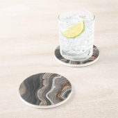 Eleganter Untersetzer aus Kupfer, Silber und schwa (Seite)