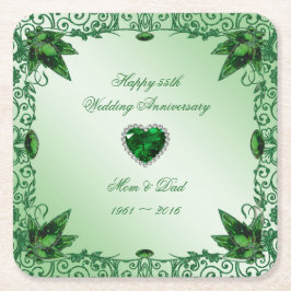 Eleganter Untersetzer zum 55. Hochzeitstag