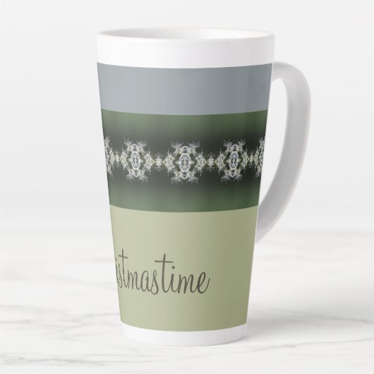 Eleganter Urlaub Designed Milchtasse (Rechte Ecke)