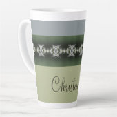 Eleganter Urlaub Designed Milchtasse (Linke Ecke)