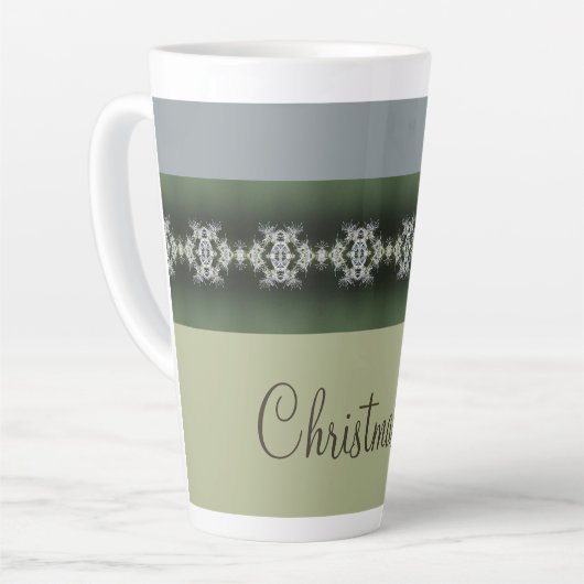 Eleganter Urlaub Designed Milchtasse (Linke Ecke)