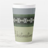 Eleganter Urlaub Designed Milchtasse (Vorderseite)