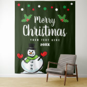 Eleganter Urlaub Weihnachts-Party Foto Hintergrund Wandteppich (Beispiel)