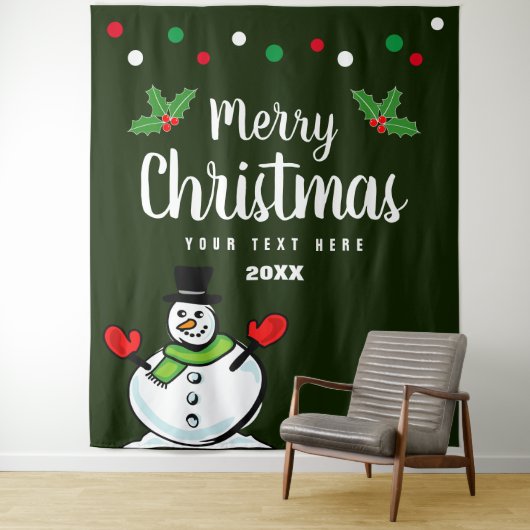 Eleganter Urlaub Weihnachts-Party Foto Hintergrund Wandteppich (Beispiel)