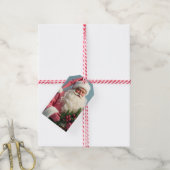 Eleganter Urlaub Weihnachtsmann Geschenkanhänger (Mit Garn)