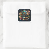 Eleganter Valentinstag Umschlag Aufkleber (Tasche)