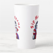 Eleganter Vampir – Schluck passiert Milchtasse (Vorderseite)