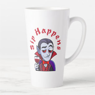 Eleganter Vampir – Schluck passiert Milchtasse