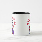 Eleganter Vampir – Schluck passiert Tasse (Zentrum)