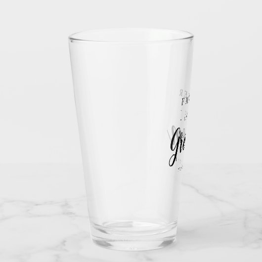 Eleganter Vater des Bräutigams Glas (Rechts)