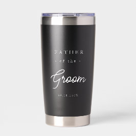 Eleganter Vater des Bräutigams Thermobecher
