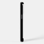 Eleganter Versace-Stil-Rand Silber-Grauer Barock F iPhone Hülle (Rechte Seite)