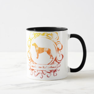 Eleganter verwitterter Rhodesian Ridgeback Tasse