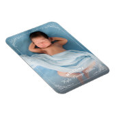 Eleganter Verzierter Rahmen Willkommensankündigung Magnet (Rechte Seite)