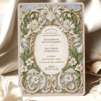 Eleganter Verzierter Rokoko Barockhochzeit