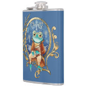 Eleganter Viktorianisch Frog Flachmann (Links)