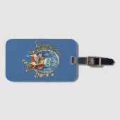 Eleganter Viktorianisch Frog Gepäckanhänger (Vorderseite (Horizontal))
