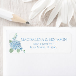 Eleganter Viktorianisch Garden Blue Hydrangea Wedd