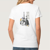 Eleganter Viktorianischer Pariser Frauen im T - Sh T-Shirt (Rückseite)