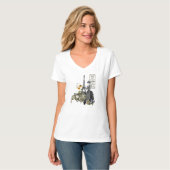 Eleganter Viktorianischer Pariser Frauen im T - Sh T-Shirt (Vorderseite Vollansicht)