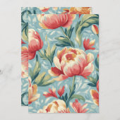 Eleganter Viktorianischer Stil Einladung (Vorne/Hinten)