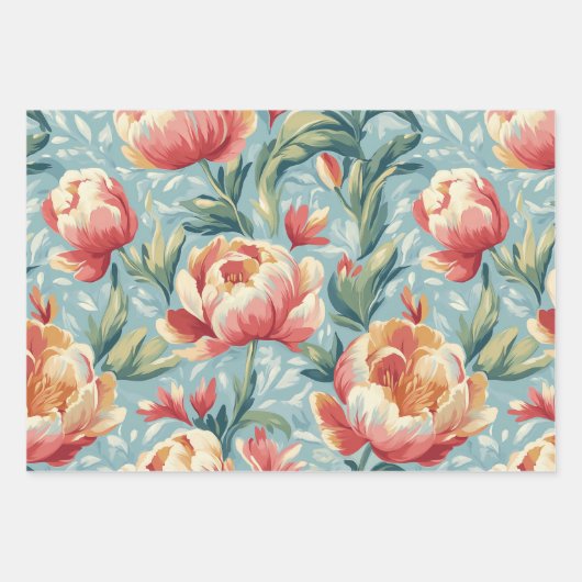 Eleganter Viktorianischer Stil Geschenkpapier Set (Vorderseite)