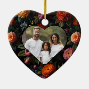 Eleganter viktorianischer Stil mit Blumen Keramik Ornament