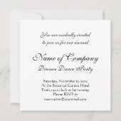 Eleganter Viktorianischer Style Letter A Monogramm Einladung (Vorderseite)