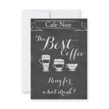 Eleganter Vintag Chalk Cafe Pub Bar Kaffee Flyer