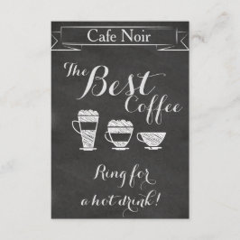 Eleganter Vintag Chalk Cafe Pub Bar Kaffee Flyer Einladung