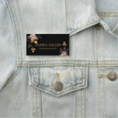 Eleganter Vintag Chic Beruflich Namensschild (Beispiel)