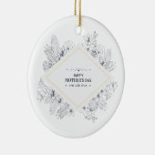 Eleganter Vintag glücklicher Muttertag | Ornament (Rechts)