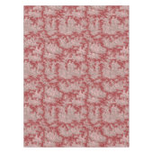 Eleganter, Vintag rosafarbener Rosatöckchen, bedru Tischdecke (Vorderseite)