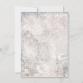 Eleganter Vintag Tea Pot | Cups Bridal Teedusche Einladung (Rückseite)