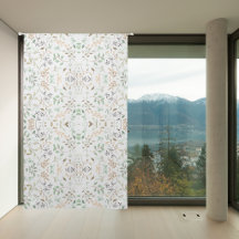 Eleganter Vintage-Damask-Muster Vorhang