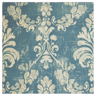 Eleganter vintage Damast-Distressed-Muster Stoff