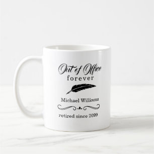Eleganter Vintage-Ruhestand Außer Haus Für Immer Kaffeetasse